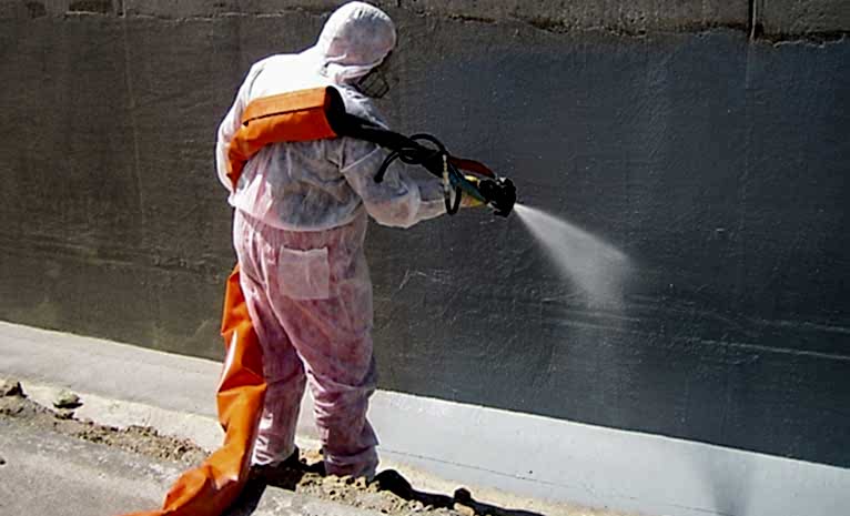 Sprey Polyurea Temel ve Perde Beton Yalıtımı